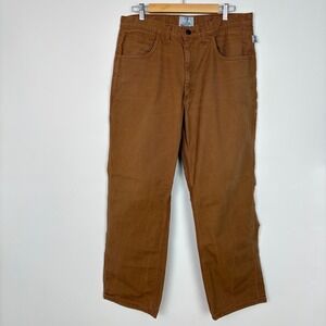 Tyndale Duck Canvas Work Pants Men 36x32 (35x29) Brown Arc Rated Flame Resistant